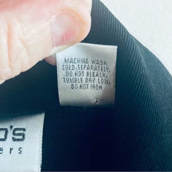 CHICO’S TRAVELLERS Sz 2 Wrinkle Free Slinky Open Front Minimalist Cardigan - Picture 7 of 9